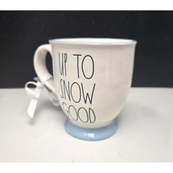 Disney Rae Dunn Frozen Anna & Olaf Mug Up To Snow Good Double Sided 3D NEW w/Tag - Picture 5 of 13